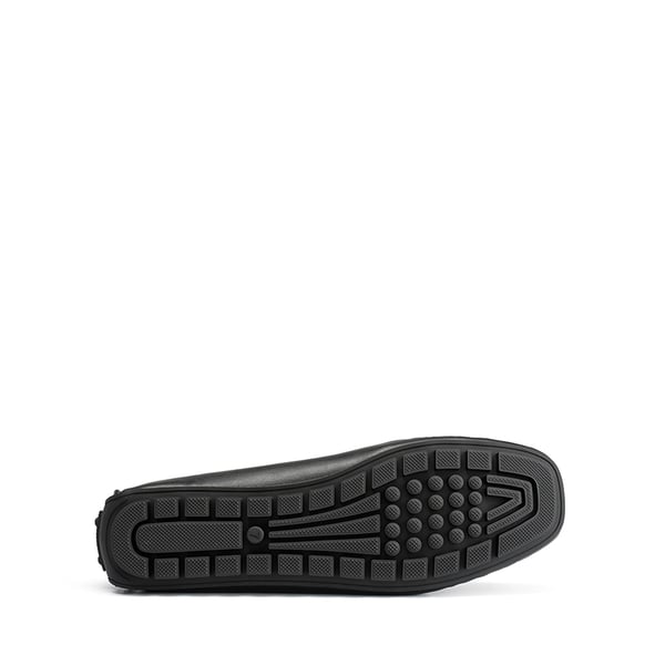 Casual Slip-on Penny Loafers - BLACK - 4