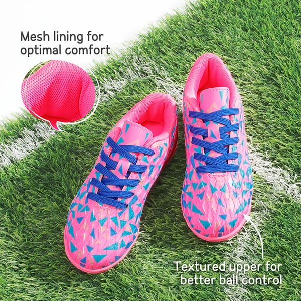 Boys & Girls Turf Soccer Cleats - FUCHSIA - 3