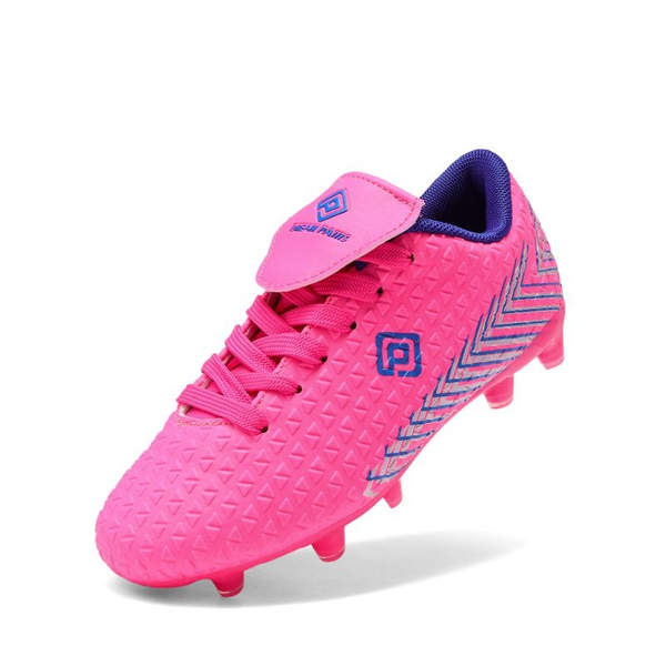 Boys And Girls Soccer Cleats - FUCHSIA ROYAL BLUE -  0