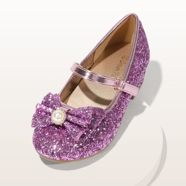 Girls Mary Jane Shoes - PURPLE - 4