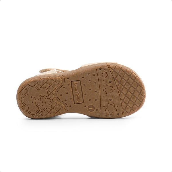 Toddler Girls' Summer Bow Sandals - KHAKI - 6