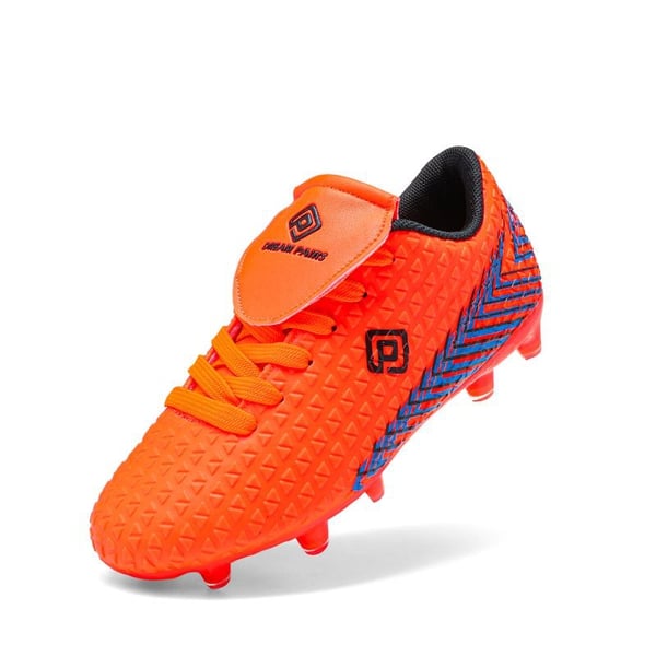 Boys And Girls Soccer Cleats - ORANGE BLACK -  0