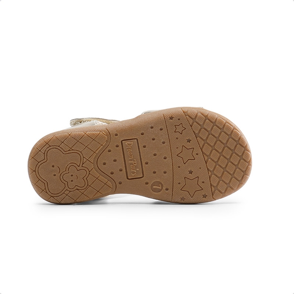 Toddler Girls' Summer Bow Sandals - GOLD - 6