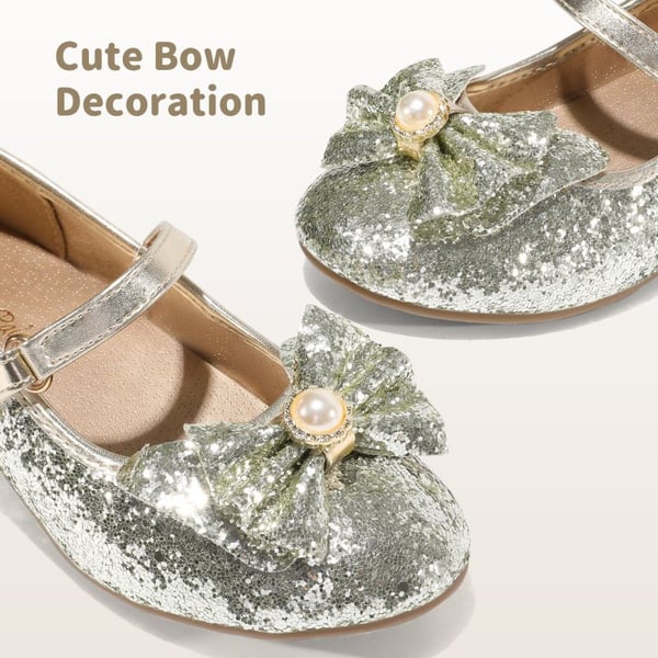 Girls Mary Jane Shoes - GOLD - 2
