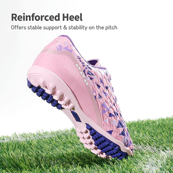 Boys & Girls Turf Soccer Cleats - PINK PURPLE - 2