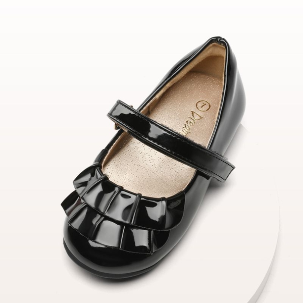 Toddler Girl Mary Jane Shoes - BLACK - 4