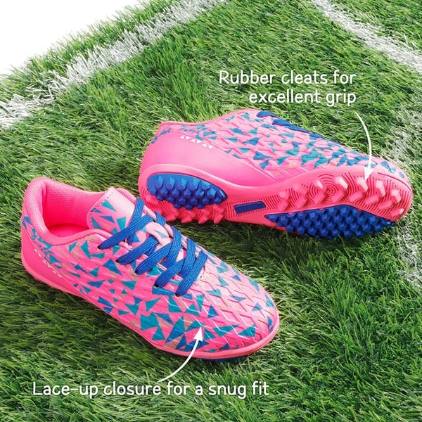Boys & Girls Turf Soccer Cleats - FUCHSIA - 1