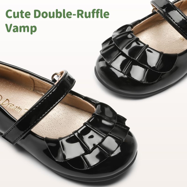 Toddler Girl Mary Jane Shoes - BLACK - 2