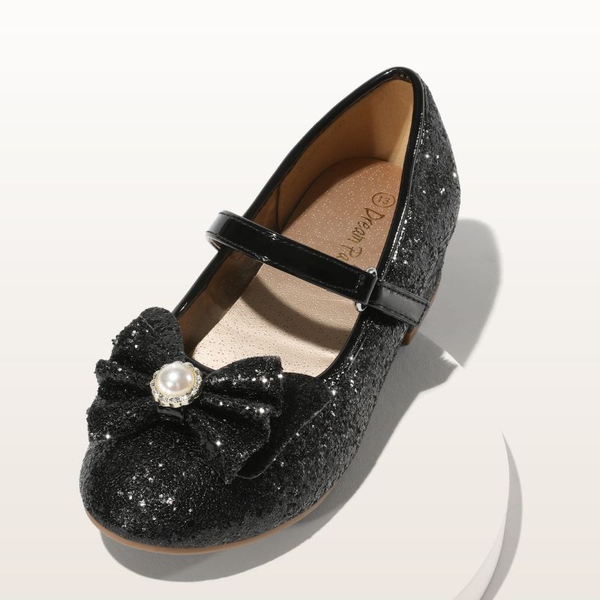 Girls Mary Jane Shoes - BLACK - 4