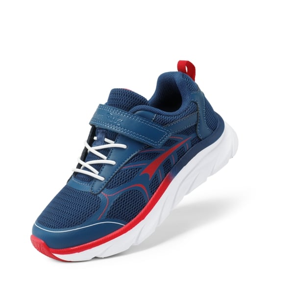 [EZ-Ons EZ-Plays] Kids Breathable Running Shoes - NAVY-RED -  0