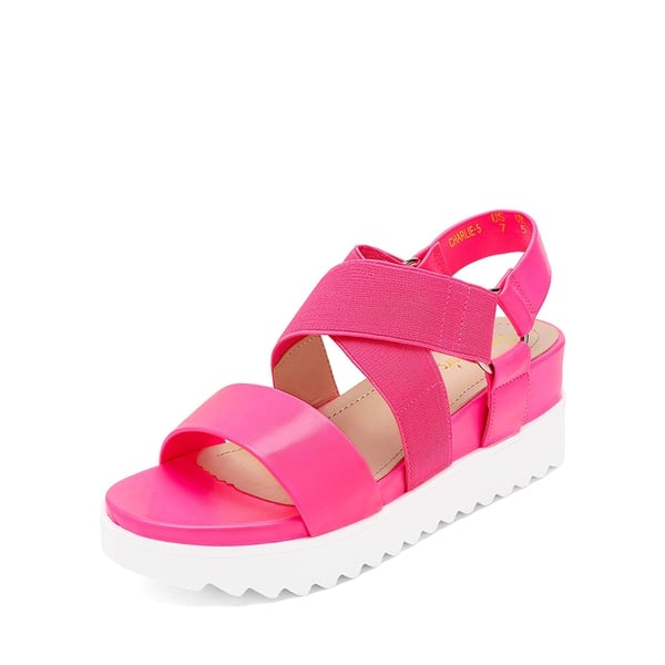 Neon wedge sandals online