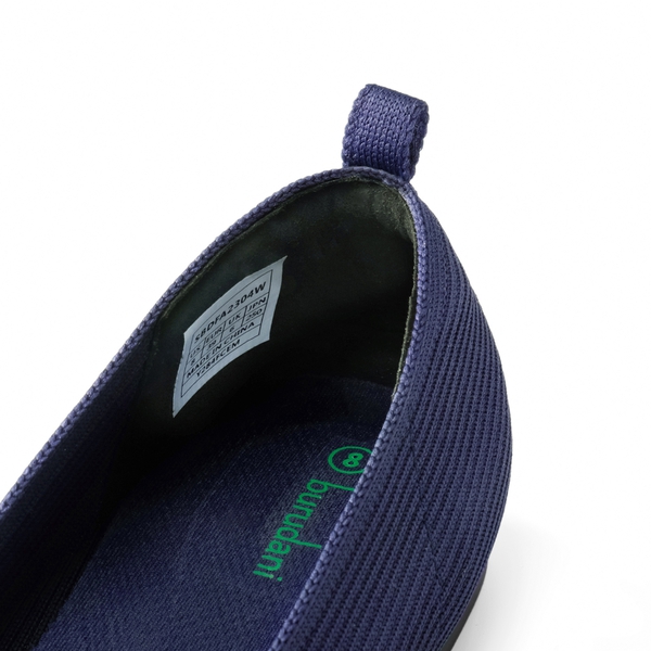 Non-Slip Pointed Toe Breathable Flats  - NAVY - 5