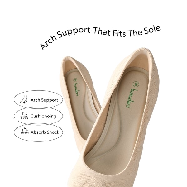 Comfy Low Heel Pumps - APRICOT - 3