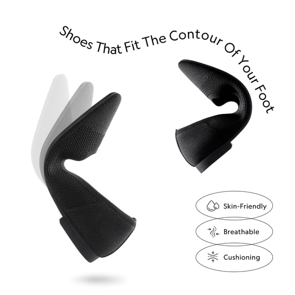 Pointed-Toe Eco-Friendly Flats - BLACK - 2
