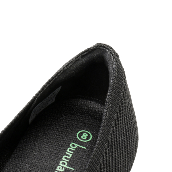 Elegant Lightweight Bow Knitted Flat Shoes - BLACK - 5