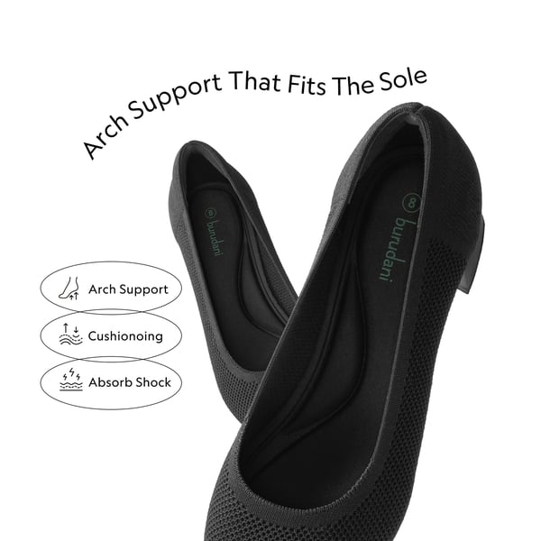  Sustainable Knit Block Heels - BLACK - 3