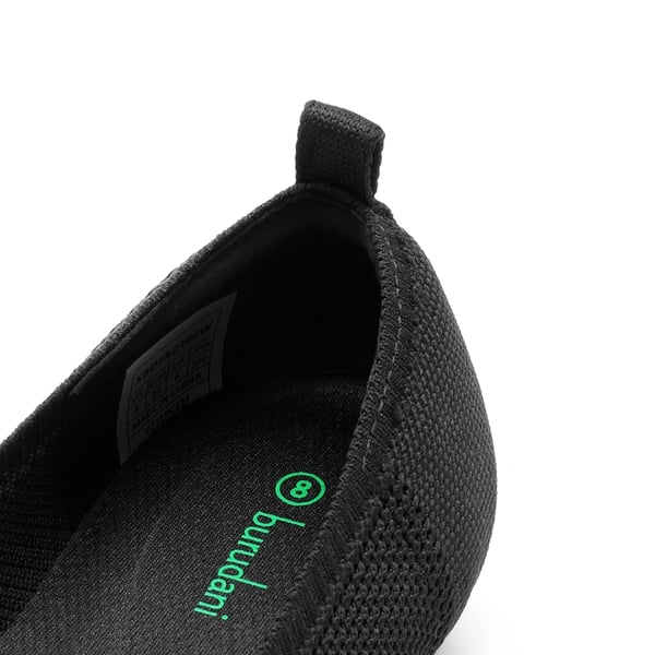 Elegant Removable Ankle Strap Flats  - BLACK - 5