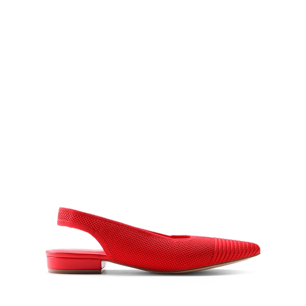 Sustainable Chic Slingback Flats  - RED - 5