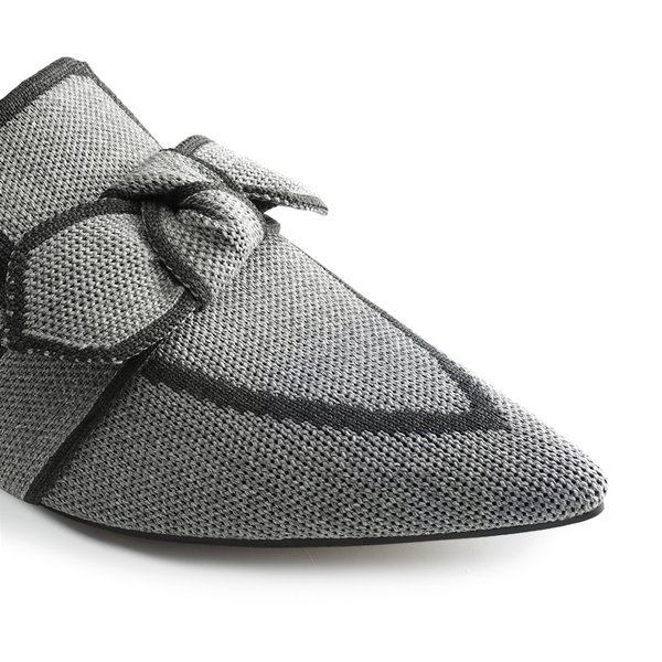  Knit Mules With A Classic Pointed Toe - GREY - 4