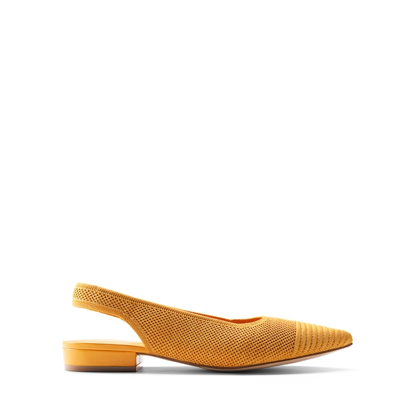 Sustainable Chic Slingback Flats  - YELLOW - 5