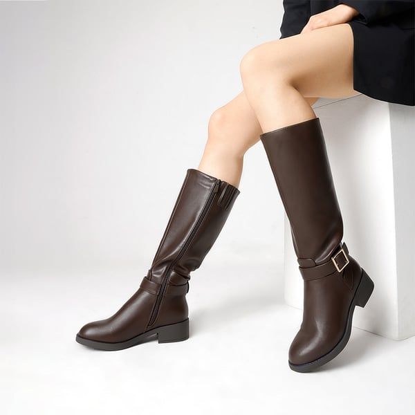 Zipper Knee High Riding Boots Dream Pairs