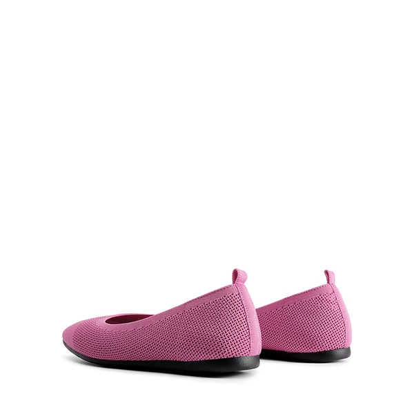 Breathable & Comfortable Square-Toe Flats  - HOT PINK - 5