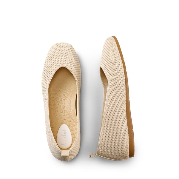 Machine Washable Arch Support Flats - APRICOT - 4