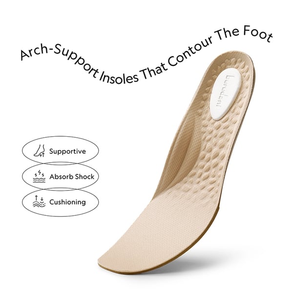 Machine Washable Arch Support Flats - APRICOT - 2