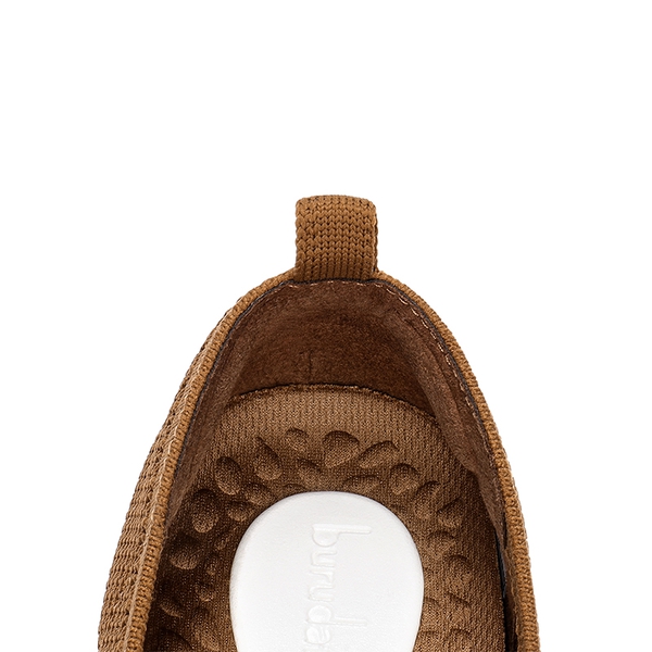 Breathable & Comfortable Square-Toe Flats  - BROWN - 6