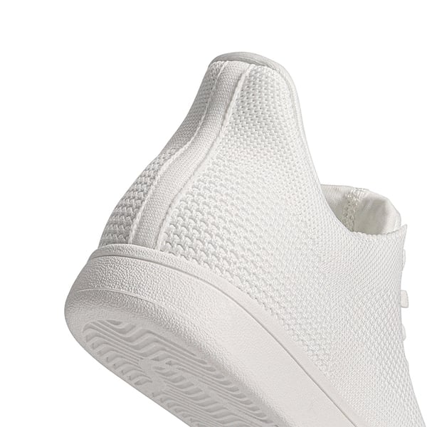Water-Resistant Slip-On Knit Sneakers - WHITE - 7
