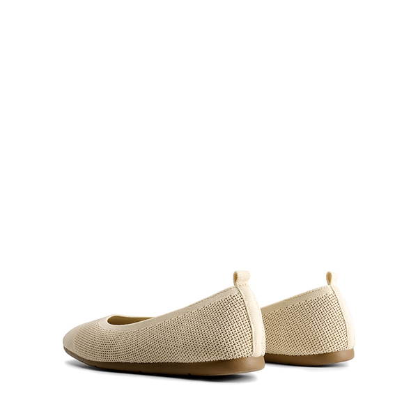 Breathable & Comfortable Square-Toe Flats  - APRICOT - 5