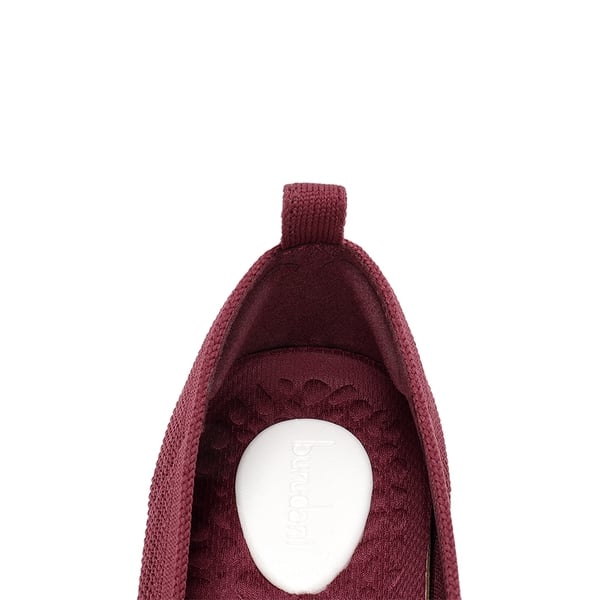 Machine Washable Knit Bow Flats - BURGUNDY - 5