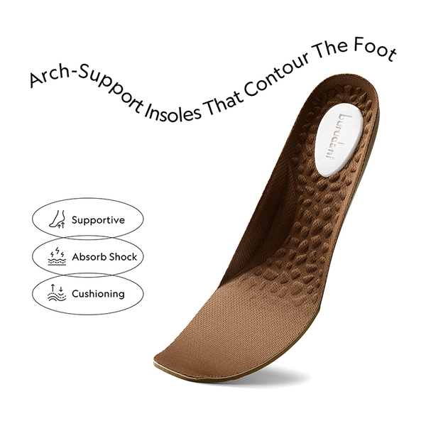 Breathable & Comfortable Square-Toe Flats  - BROWN - 2
