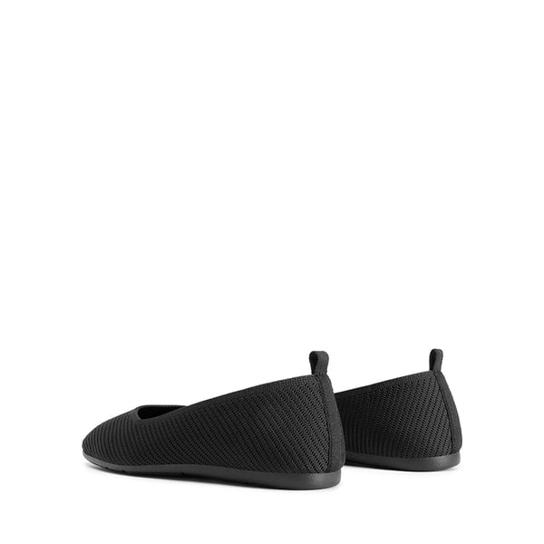 Machine Washable Arch Support Flats - BLACK - 6