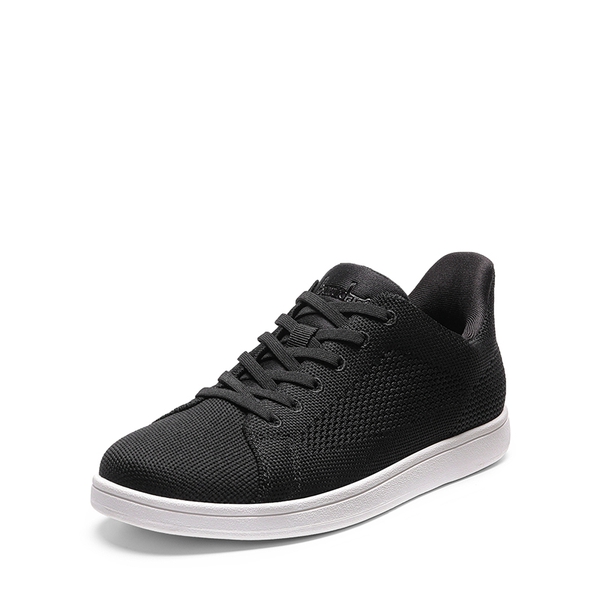 Water-Resistant Slip-On Knit Sneakers - BLACK -  0