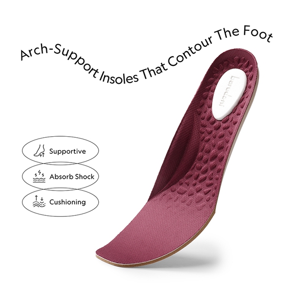 Machine Washable Knit Bow Flats - BURGUNDY - 2