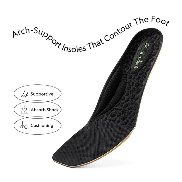 Water-Resistant Block Heel Knit Pumps - BLACK - 2