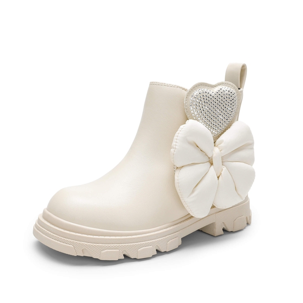 Girls Interchangeable Chelsea Boots - BEIGE -  0