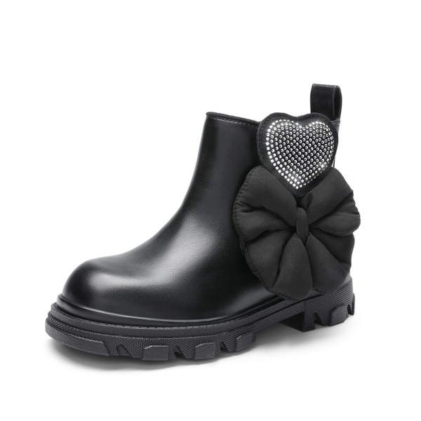 Girls Interchangeable Chelsea Boots - BLACK -  0