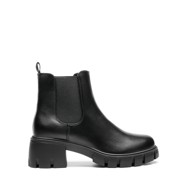 Chunky Lug Sole Chelsea Boots - BLACK - 3