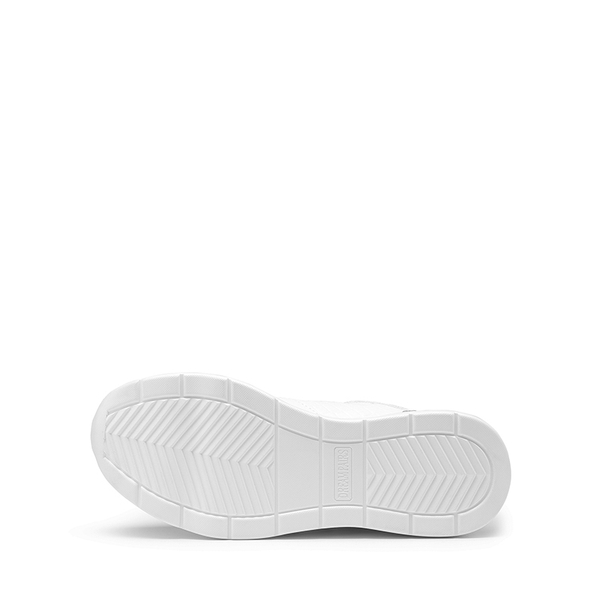 Platform Wedge Sneakers - WHITE-SILVER - 5