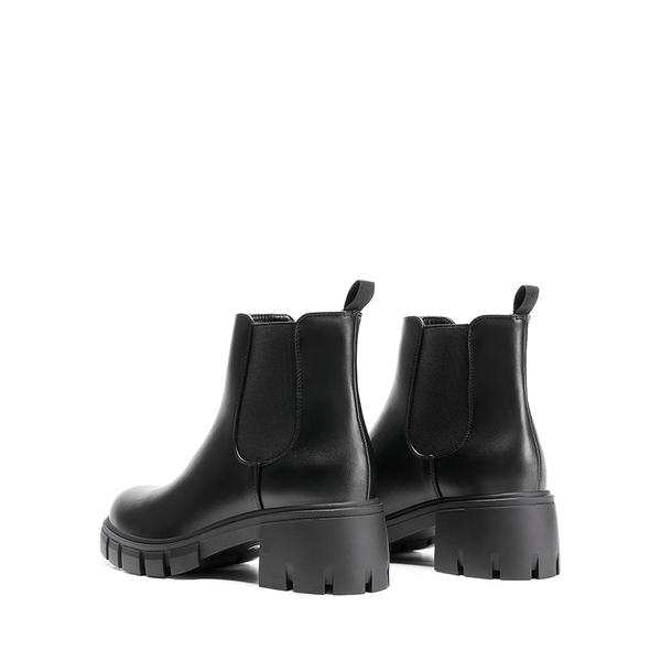 Chunky Lug Sole Chelsea Boots - BLACK - 5