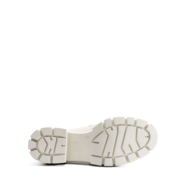 Chunky Slip-On Loafers - BEIGE - 5