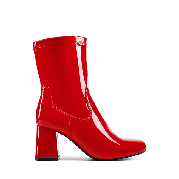 Patent leather gogo boots online