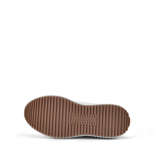 [Arch] Tweed-Effect Platform Fashion Sneakers - WHITE - 6