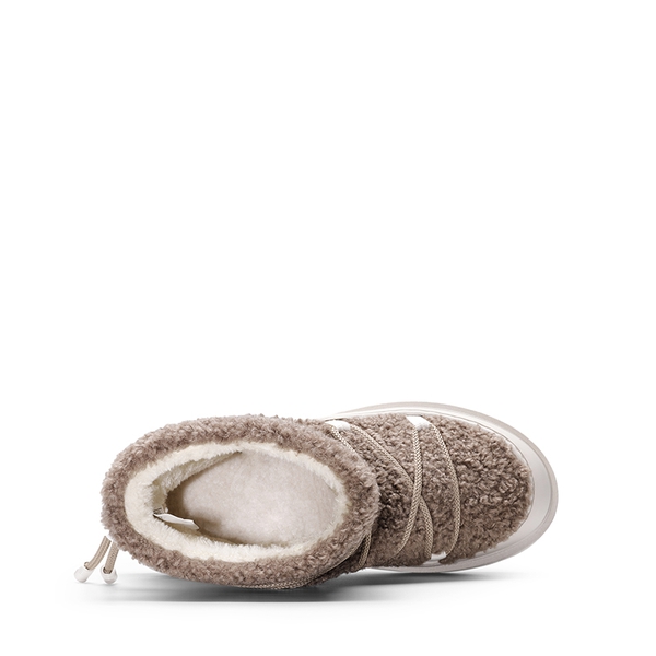 Outdoor Faux Fur Snow boots - KHAKI-FURRY - 4