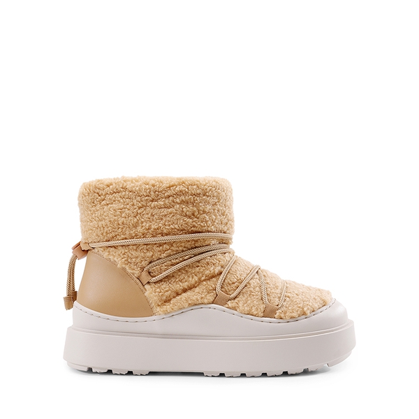 Outdoor Faux Fur Snow boots - TAN-FURRY - 2