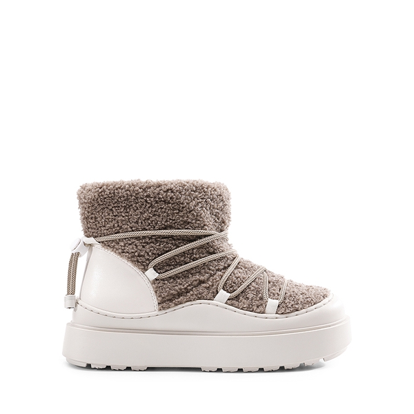 Outdoor Faux Fur Snow boots - KHAKI-FURRY - 2