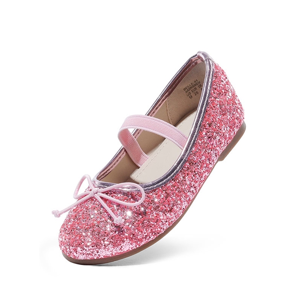 Girl's Ballerina Flat Shoes - PINK -  0
