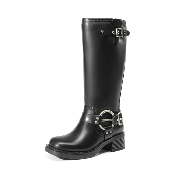 Womens knee high motorcycle boots 2025